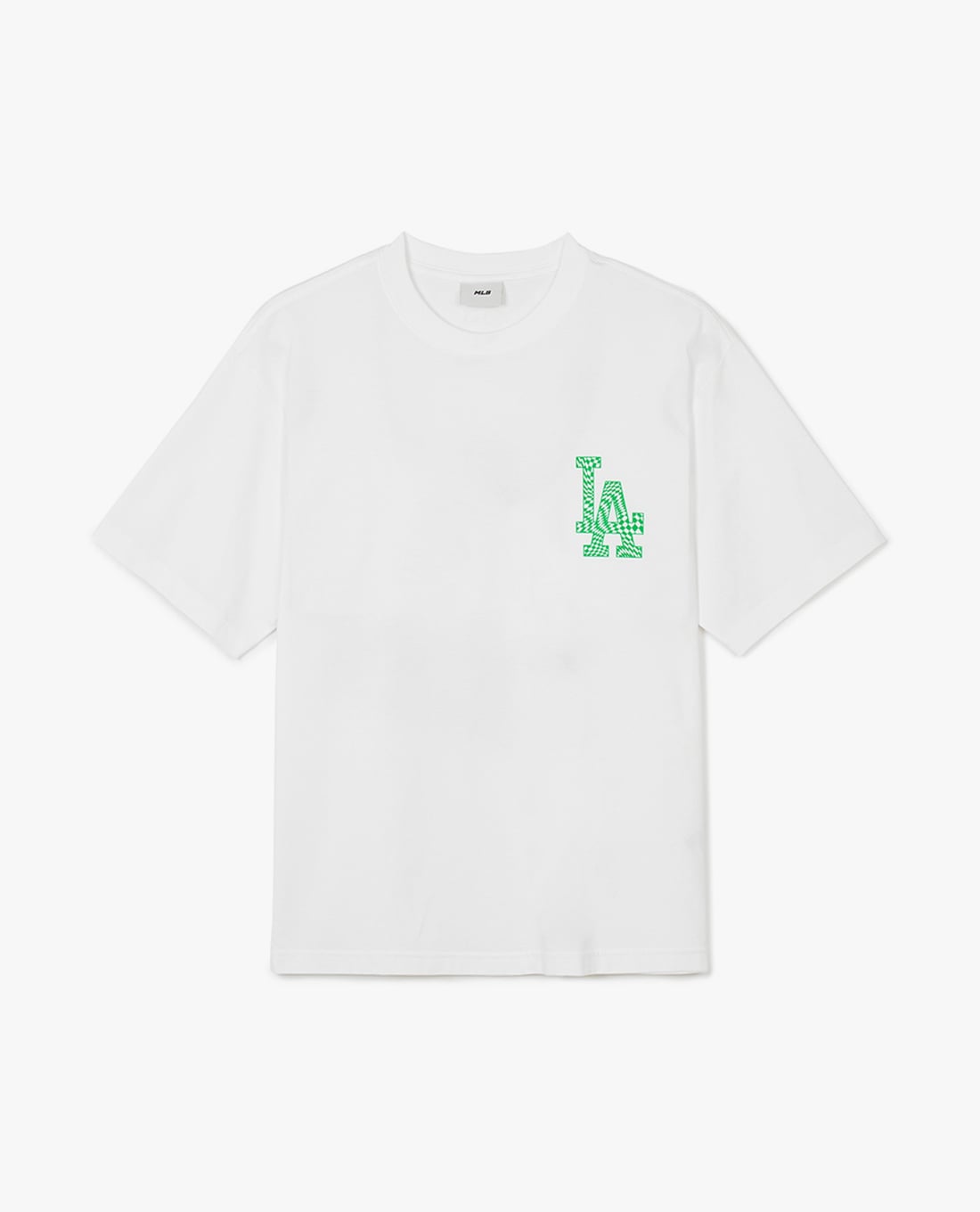 MLB - Áo thun unisex cổ tròn tay ngắn phối logo thời trang