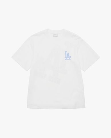  MLB - Áo thun unisex cổ tròn tay ngắn Illusion Big Lux Overfit 