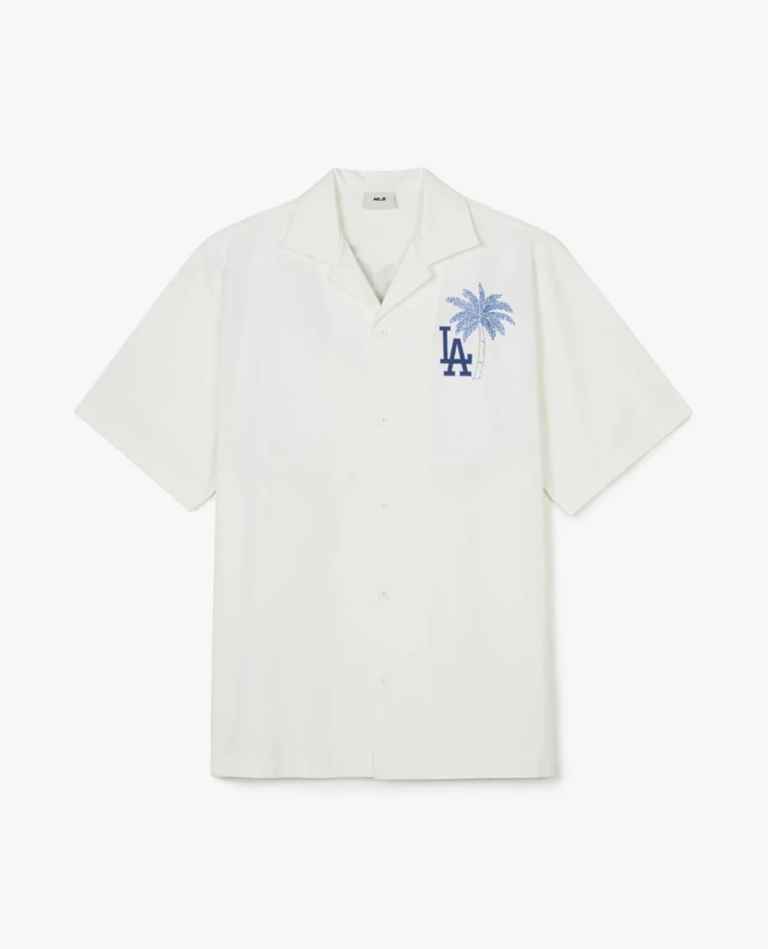 MLB - Áo sơ mi unisex cổ bẻ tay ngắn Summer Palm