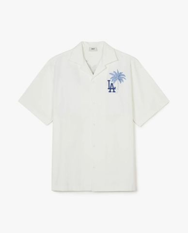  MLB - Áo sơ mi unisex cổ bẻ tay ngắn Summer Palm 
