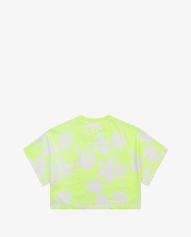  MLB - Áo croptop nữ tay ngắn Palm Tree 