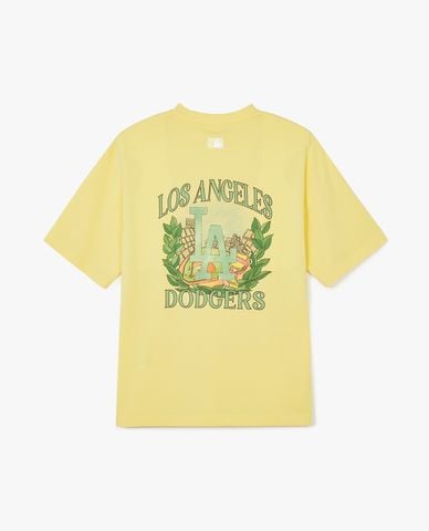  MLB - Áo thun unisex cổ tròn tay ngắn Vintage Sports Functional Big Logo 