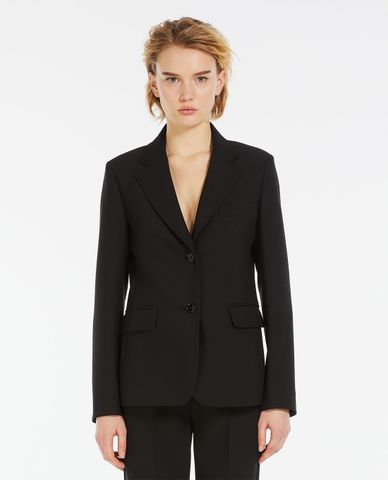  WEEKEND MAX MARA - Áo khoác blazer cổ bẻ tay dài phối túi nắp gập Uva 