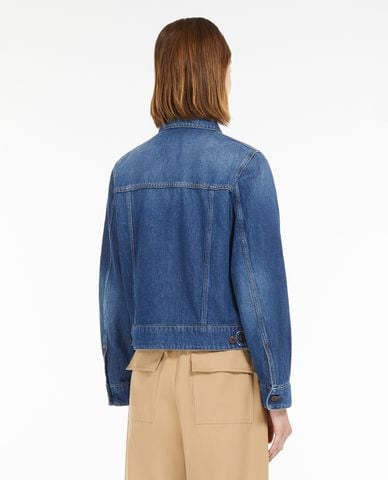  WEEKEND MAX MARA - Áo khoác denim nữ phom croptop Caduca 