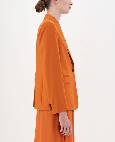  WEEKEND MAX MARA - Áo blazer nữ một nút thanh lịch Woollen Cloth 