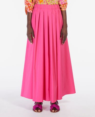  WEEKEND MAX MARA - Chân váy maxi xếp li thanh lịch 
