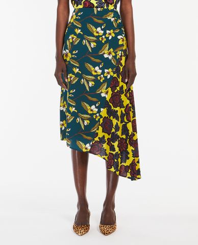  WEEKEND MAX MARA - Chân váy phom suông midi bất đối xứng Edgard 