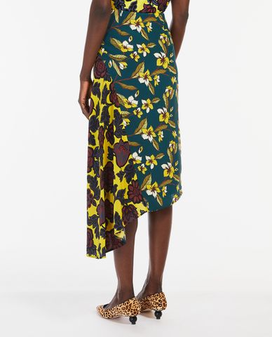  WEEKEND MAX MARA - Chân váy phom suông midi bất đối xứng Edgard 