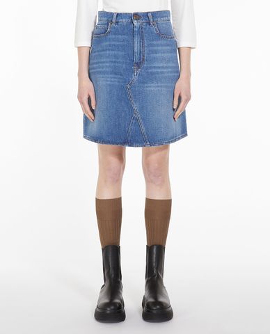  WEEKEND MAX MARA - Chân váy denim chữ A mini Finale 