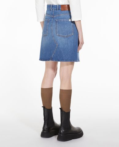  WEEKEND MAX MARA - Chân váy denim chữ A mini Finale 