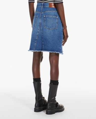  WEEKEND MAX MARA- Chân váy denim mini phom chữ A Stadio 