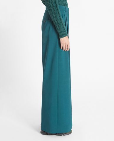  WEEKEND MAX MARA - Quần kiểu nữ ống rộng Woollen Cloth 