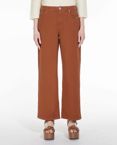  WEEKEND MAX MARA - Quần jeans nữ ống rộng thời trang Padana 