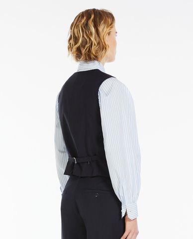  WEEKEND MAX MARA - Áo khoác gilet cổ V phối nút Chimera 