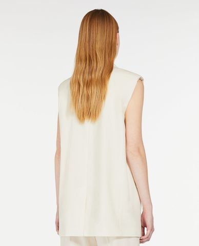  WEEKEND MAX MARA - Áo khoác gilet cổ V phối nút Donna 