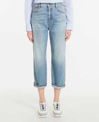  WEEKEND MAX MARA - Quần jeans nữ phom suông lửng Rafia 