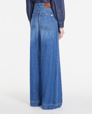  WEEKEND MAX MARA - Quần jeans nữ ống rộng Vega 