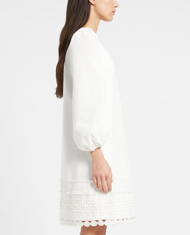  WEEKEND MAX MARA - Đầm mini cổ vuông tay dài Cotton Faille 