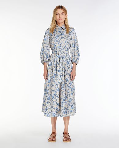  WEEKEND MAX MARA - Đầm sơ mi midi cổ bẻ tay dài Arlette 