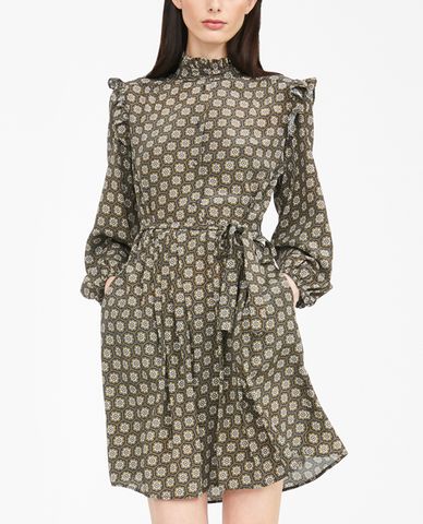  WEEKEND MAX MARA - Đầm mini phom suông cổ trụ thời trang 