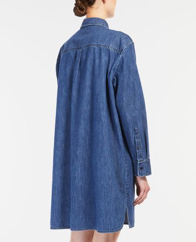  WEEKEND MAX MARA - Đầm sơ mi mini denim tay dài Fatto 