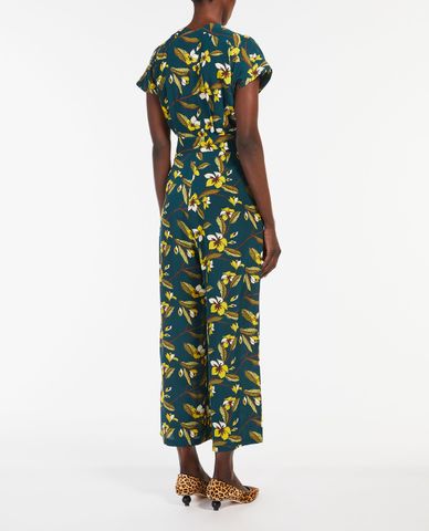  WEEKEND MAX MARA - Jumpsuits nữ tay ngắn phối thắt lưng Dollaro 