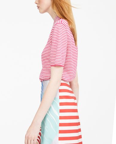  WEEKEND MAX MARA - Áo thun polo nữ kẻ sọc thời trang 