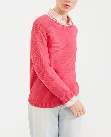  WEEKEND MAX MARA - Áo len nữ cổ thuyền tay dài phom suông thanh lịch 