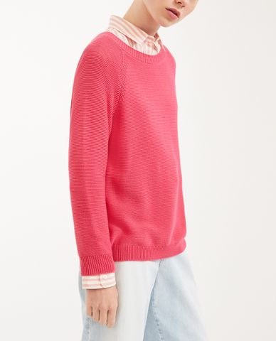  WEEKEND MAX MARA - Áo len nữ cổ thuyền tay dài phom suông thanh lịch 