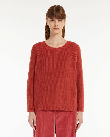  WEEKEND MAX MARA - Áo sweater nữ tay dài cổ tròn Xeno 