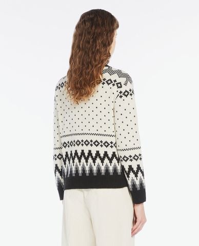  WEEKEND MAX MARA - Áo sweater nữ cổ tròn tay dài Paride 