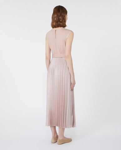  WEEKEND MAX MARA - Đầm xếp li midi cổ tròn sát nách Samuele 