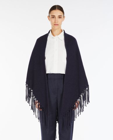  WEEKEND MAX MARA - Áo choàng nữ viền tua rua Tornado 