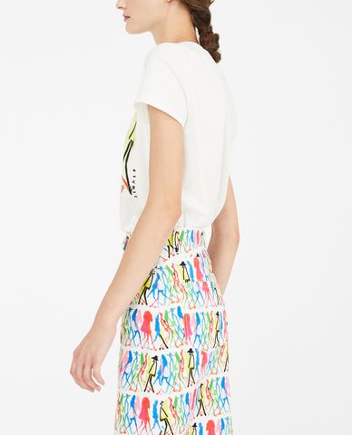  WEEKEND MAX MARA - Áo thun nữ ngắn tay Flutterflies 