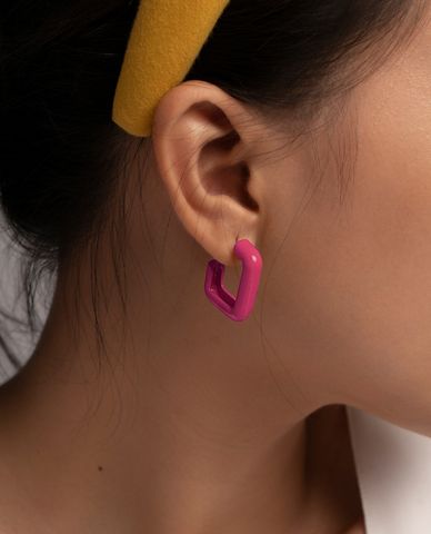  CECI - Khuyên tai nữ khoen vuông độc đáo 