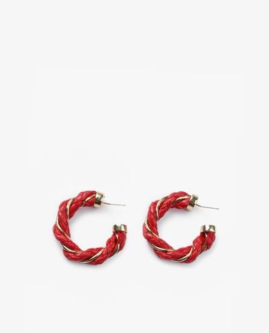  CECI - Khuyên tai nữ khoen tròn dạng hở xoắn dây độc đáo 