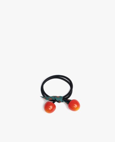  CECI - Dây thun cột tóc nữ ruy băng và quả cherry thời trang 