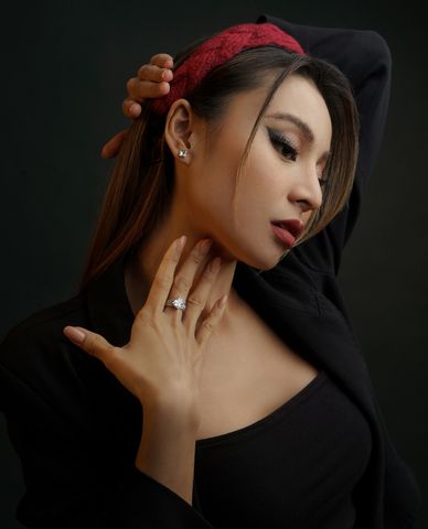  CECI - Băng đô cài tóc nữ bản dày thời trang 