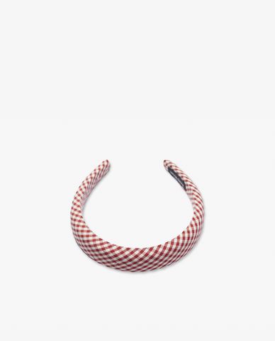  CECI - Băng đô cài tóc nữ bọc vải sọc caro trẻ trung 