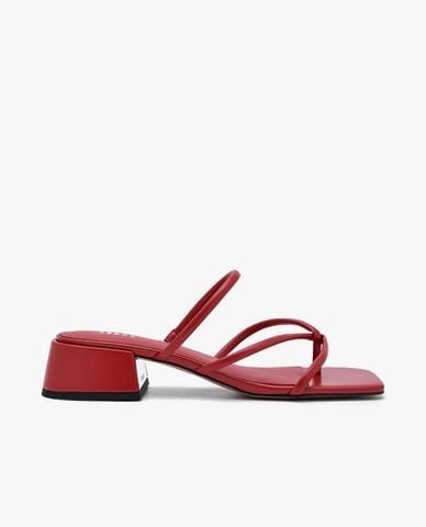  PEDRO - Giày mules cao gót nữ mũi vuông Effie 