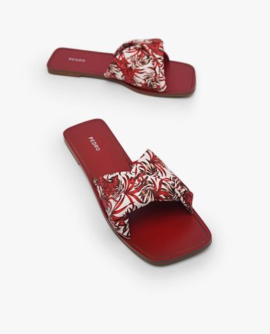  PEDRO - Dép nữ quai ngang Printed Twisted Strap 