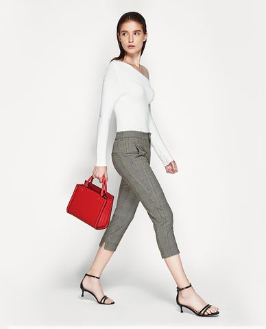  PEDRO - Túi đeo vai nữ phối quai cầm tay Embossed 