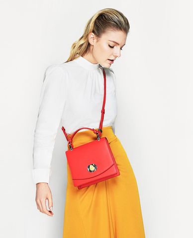  PEDRO - Túi xách nữ nắp gập khóa kim loại 