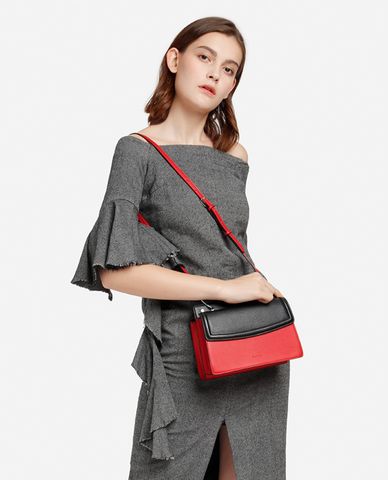  PEDRO - Túi đeo vai nữ nắp gập hình chữ nhật 