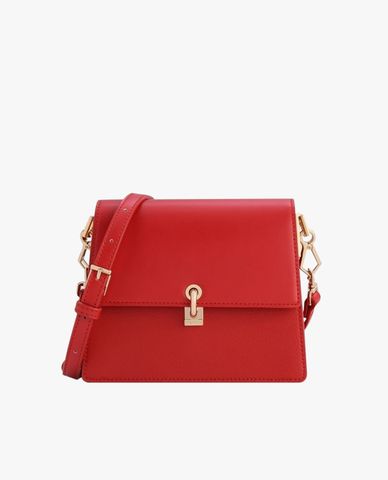  PEDRO - Túi đeo chéo nắp gập Twill Details 