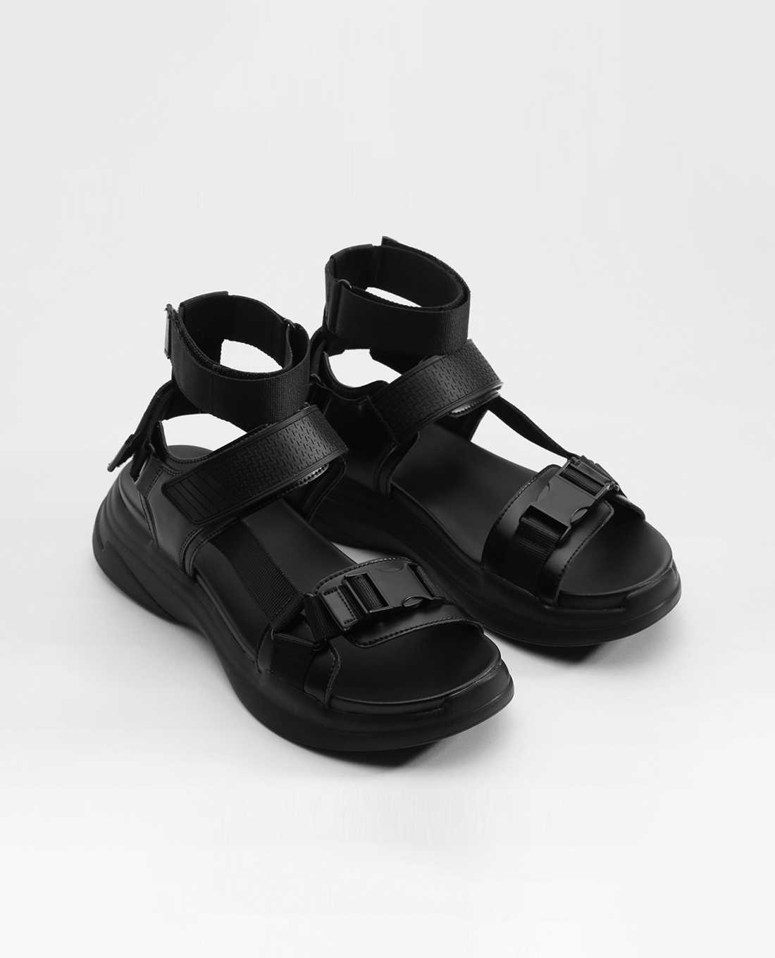 Giày sandal quai ngang cổ cao