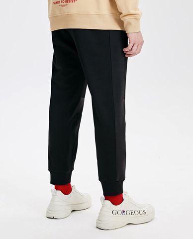 TRENDIANO - Quần jogger nam phối vải xen kẽ Beam Solid Color 