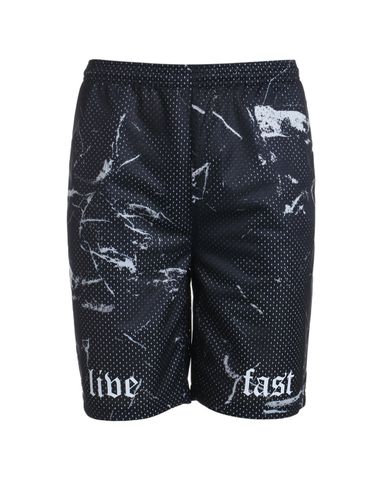  TRENDIANO - Quần shorts nam lưng thun cut laser in chữ 