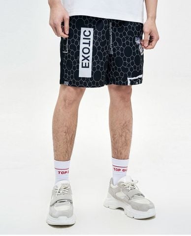  Quần shorts nam họa tiết hình học Geometric 