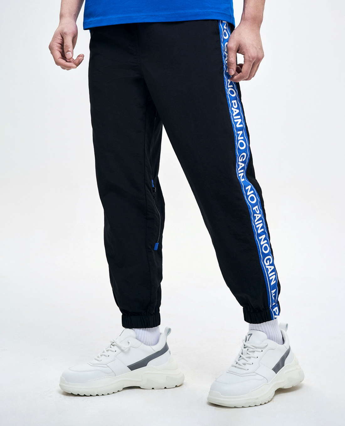 TRENDIANO - Quần Jogger nam viền dọc No Pain No Gain